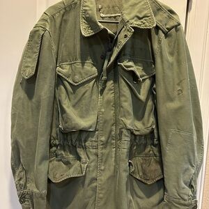 Thrashed men medium vintage  Military Jacket